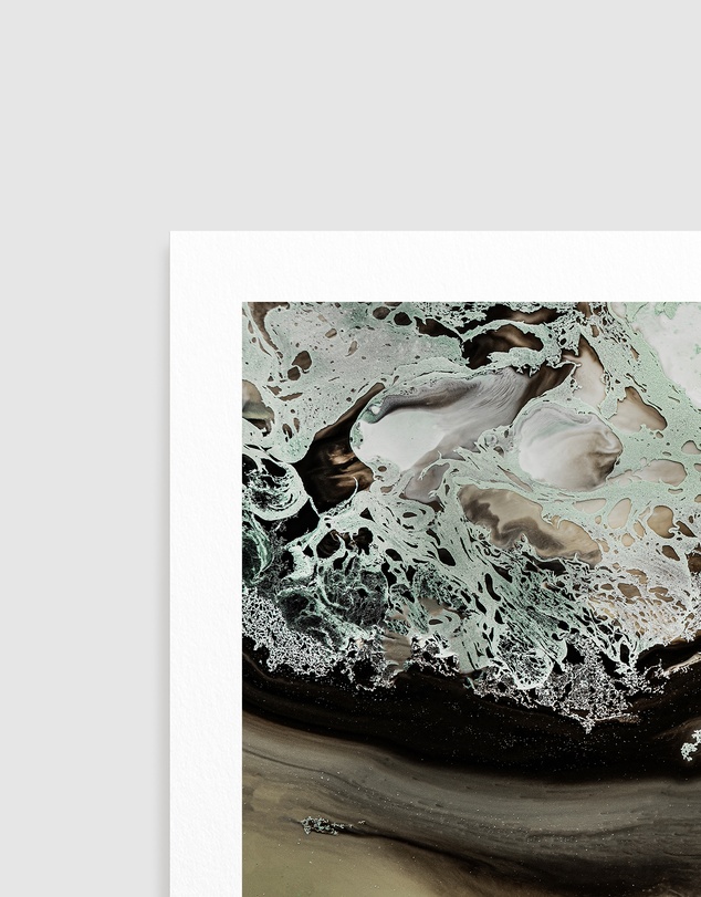Olive et Oriel - Earthly Motion 1 by Petra Meikle De Art Print