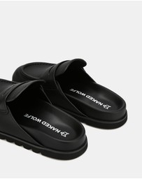 Naked Wolfe - Cord Black Pebble Leather