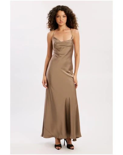 Bardot - Monroe Cowl Neck Maxi Dress
