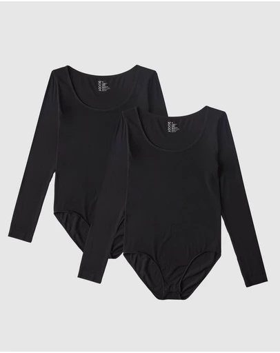 Boody - 2-Pack Long Sleeve Bodysuit