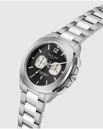 rag & bone - Rag & Bone Bleeker Silver-Tone Chronograph Watch