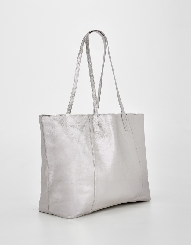 Cobb & Co - Elara Metallic Leather Tote