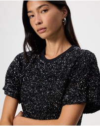 Polo Ralph Lauren - Sequined Crewneck Dress - ICONIC EXCLUSIVE