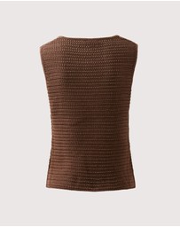 Ceres Life - Margot Mesh Knit Tank