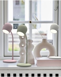Kreafunk - Kreafunk Ellie Lamp W/ Qi Charger And Bluetooth Speaker - Dusty Olive
