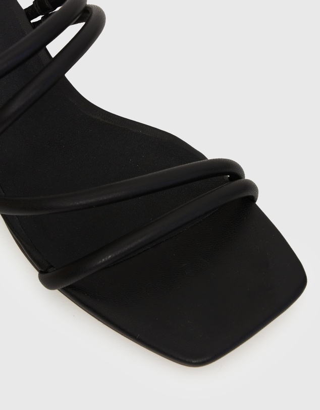 Betts - Hallie Low Wooden Block Heel Mules