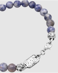 Haze & Glory - ICONIC EXCLUSIVE - Bracelet Men Blue Atlantic 925 Sterling Silver