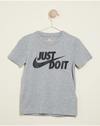 Nike - Jdi Split Swoosh Logo Tee - Kids