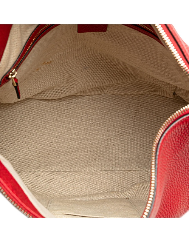 Pre-Loved by Azura Reborn - Pre-Loved Large Pebbled Calfskin Soho Convertible Hobo