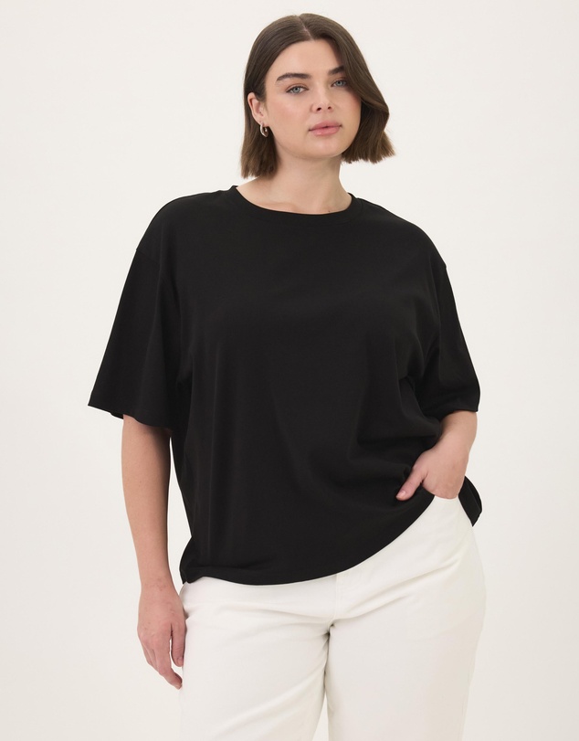 Atmos&Here Curvy - Cotton Boyfriend T-Shirt