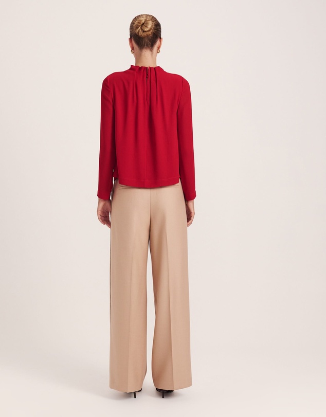 SABA - Willa High Neck Long Sleeve Top
