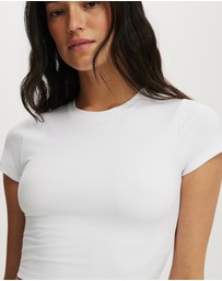 Cotton On Body Active - Ultra Soft Cropped Fitted Tshirt