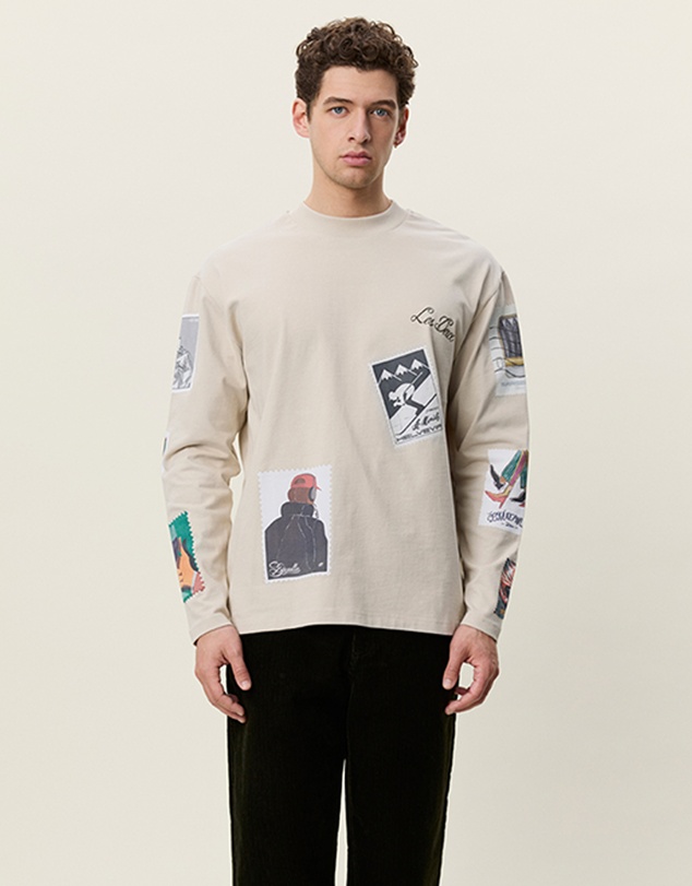 Les Deux - Stamp LS T-Shirt