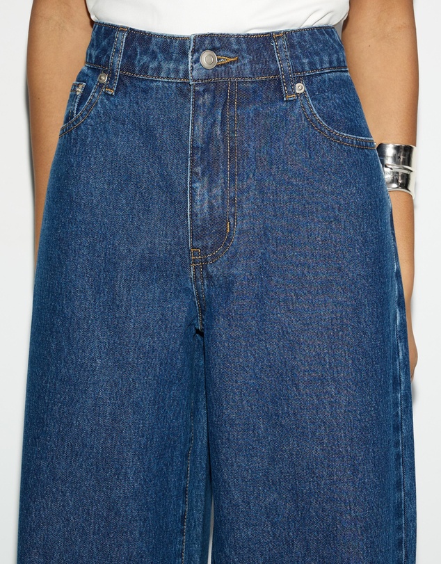 Dazie - Berlin Cinch Waistband Baggy Jeans