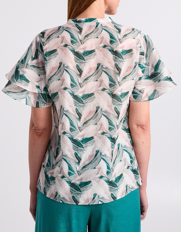 David Lawrence - Cyrus Flutter Sleeve Blouse