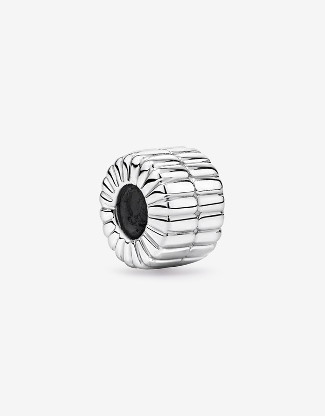 Michael Hill - Ribbed Pendant Spacer in Sterling Silver