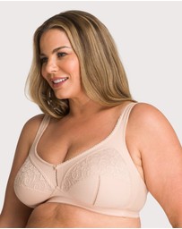 Ava & Audrey  - Ava & Audrey Sophia Cotton & Lace Wire-free Bra