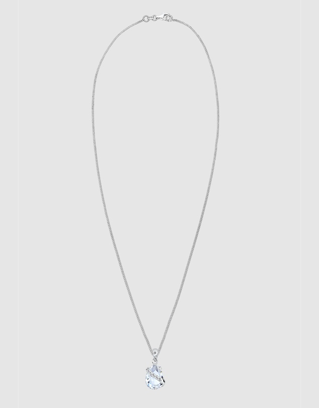 Elli Jewelry - Necklace Crystal Drop 925 Sterling Silver