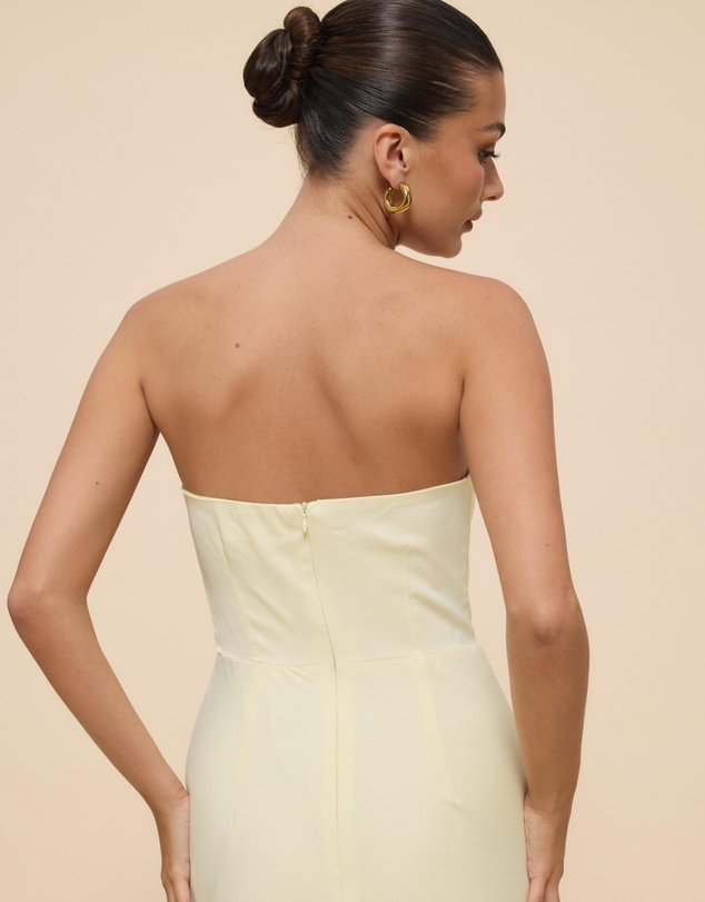 Revibe - Repaired CHANCERY Jada Strapless Corset Maxi Dress - AU 8