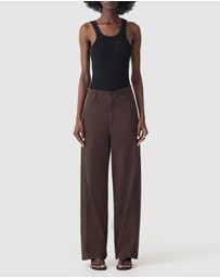 Bassike - Cotton Twill Straight Leg Pant