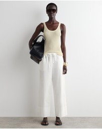 COS - Drawstring Cotton Trousers