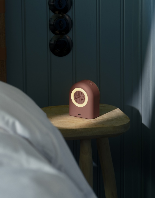 Kreafunk - Kreafunk Ivy Alarm Clock W/ Bluetooth Speaker - Terracotta