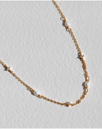 SAINT VALENTINE - Stars & Moons Necklace - Gold