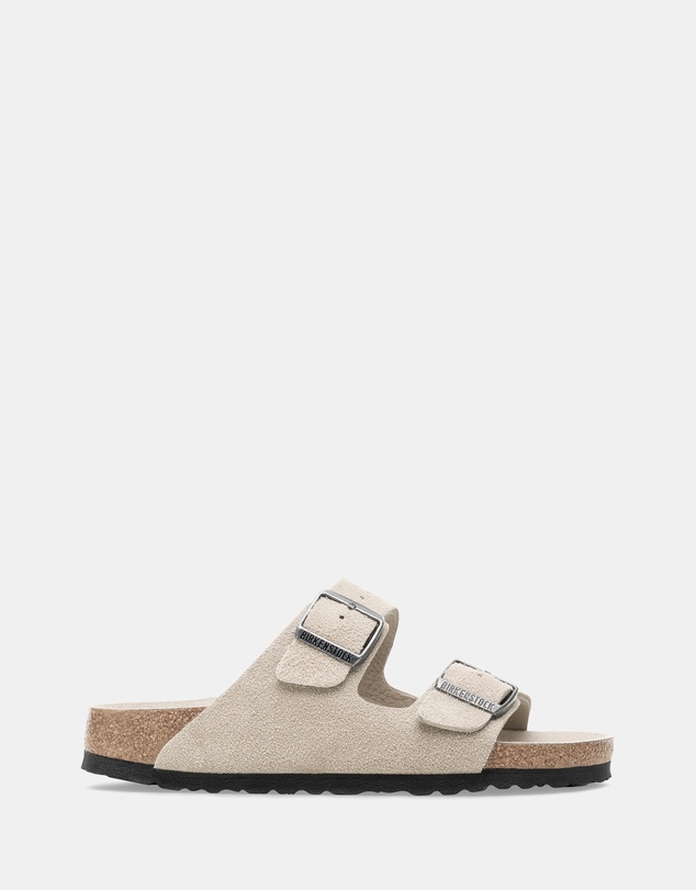 Birkenstock - Arizona SFB Tonal Footbed Suede Leather Narrow - Women's