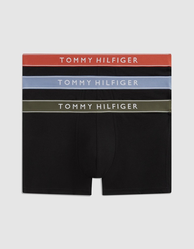 Tommy Hilfiger - 3-Pack Essential Logo Waistband Trunks