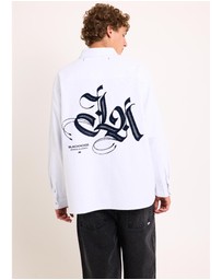 Black Noise White Rain - La Long Sleeve Shirt