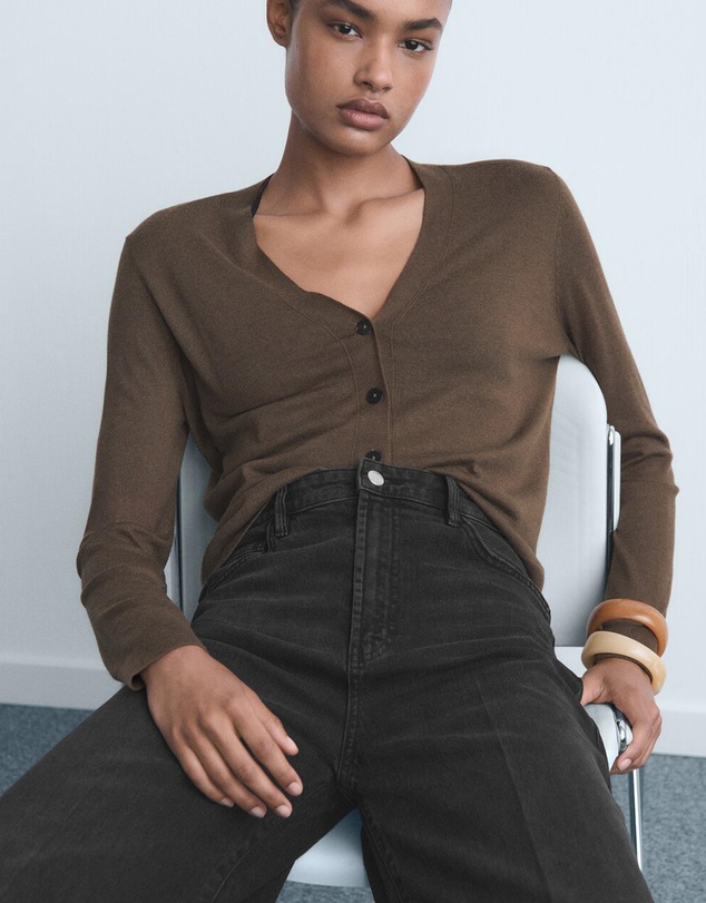 M.N.G - High-Waisted Wide-Leg Jeans