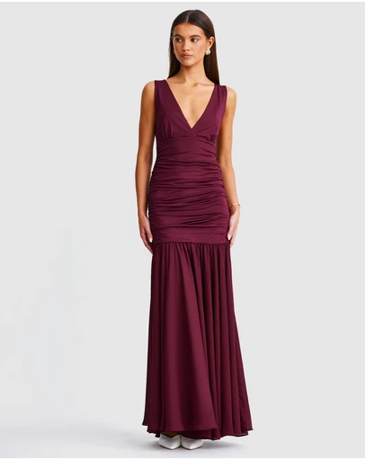 SNDYS - Neve V-Neck Maxi Dress