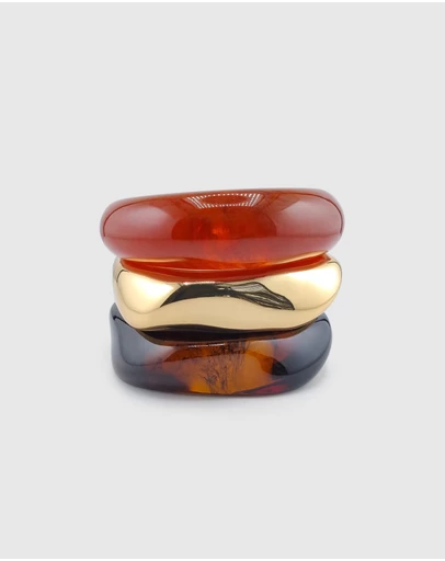 Izoa - Phoenix Bangle Stack