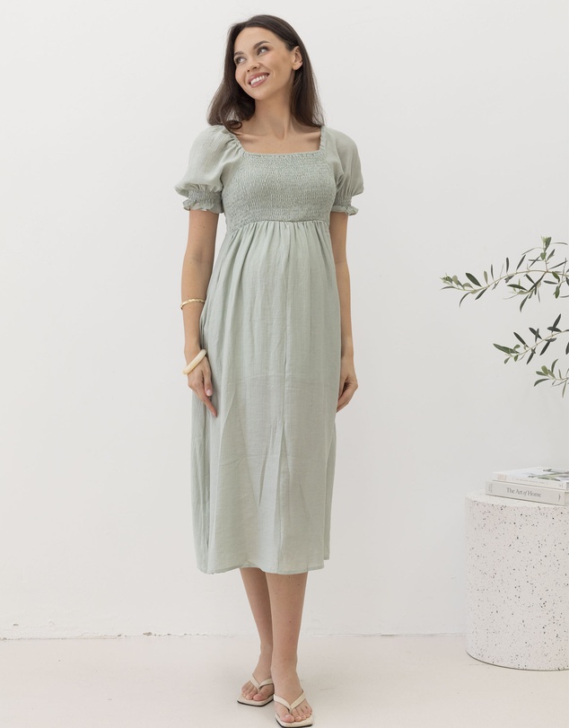 Angel Maternity - Fabia Reversible Tie Maternity Dress
