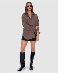 Thrills - Brentwood Stripe Oversized Shirt