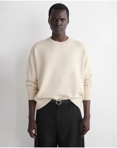 COS - Knitted Cotton Crew-Neck Jumper