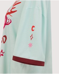 SMWR. by The Somewhere Co - Aquarius Astrology Oversized Tee