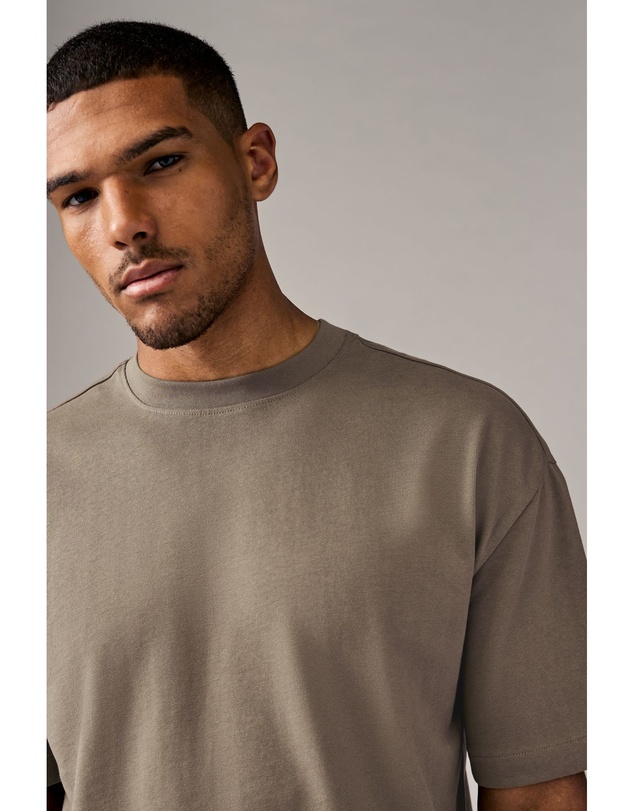NEXT - Heavyweight 100% Cotton T-Shirt Relaxed Fit