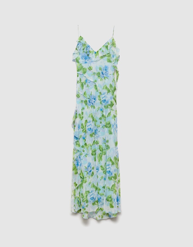M.N.G - Azalie Ruffled Floral Print Dress