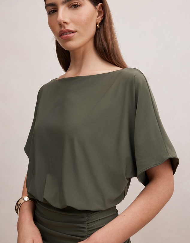 Forever New - Parker Draped Jersey Midi Dress