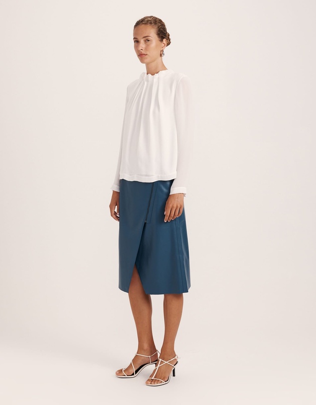 SABA - Willa High Neck Long Sleeve Top