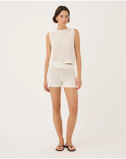 Peony - Pointelle Shorts