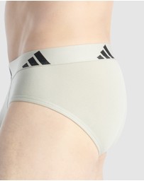 adidas Sportswear - 3 Pack Active Flex Cotton Brief Underwear