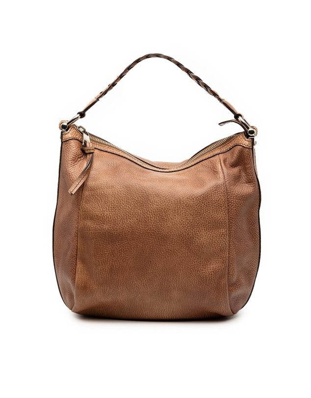 Pre-Loved by Azura Reborn - Pre-Loved Leather Bamboo Shoulder Bag