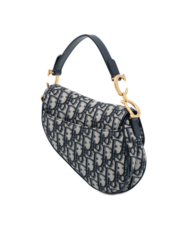 Pre-Loved by Azura Reborn - Pre-Loved Mini Oblique Canvas Saddle Bag