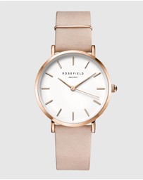 Rosefield - The West Village Pink Watch and Rose Earrings Set