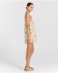 Poolside Paradiso - Dreamtime V Slip Dress - Jewel