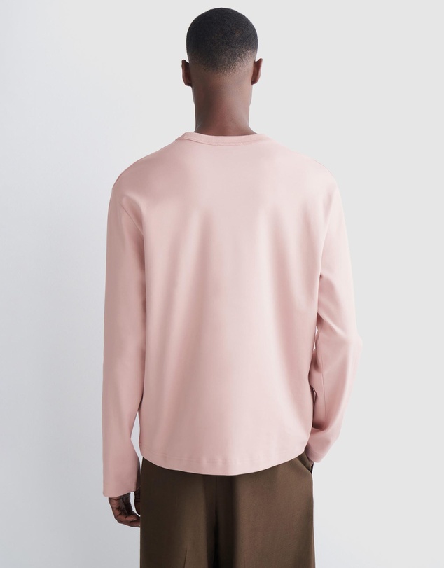 COS - Relaxed Jersey Interlock LS T-Shirt