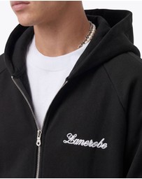 Zanerobe - Stitched Box Crop Hood Black