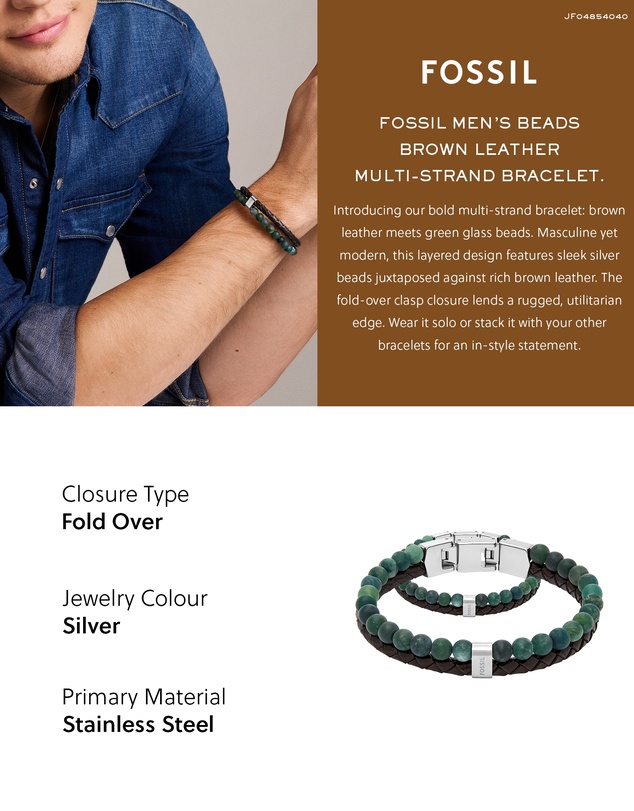 Fossil - Jewelry Silver Tone Bracelet